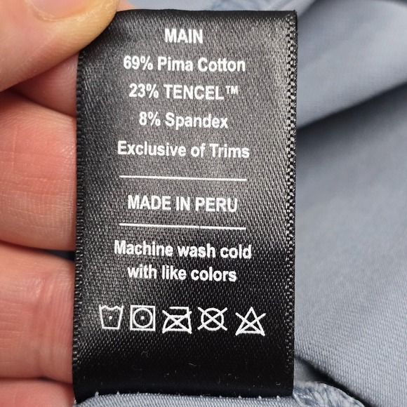 Public Rec Mens Stretch Polo Shirt Blue Short Sleeve Size XXL Casual - Picture 5 of 8